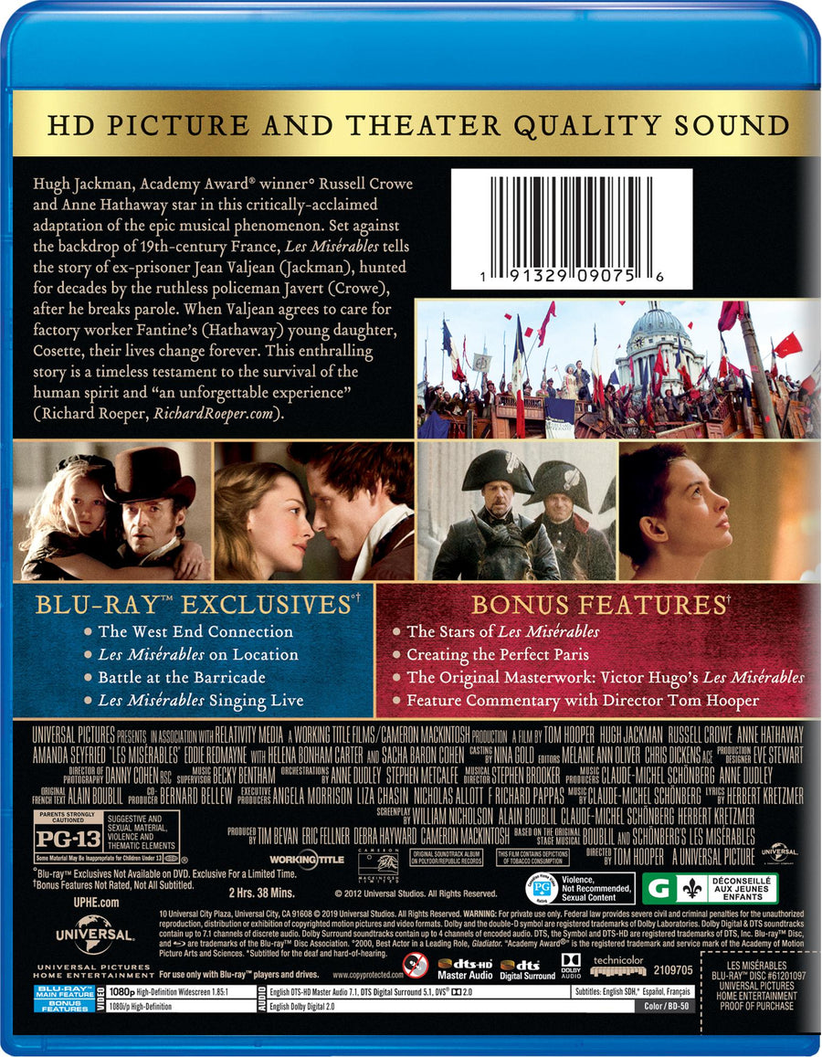 Les Misérables [Blu-Ray]