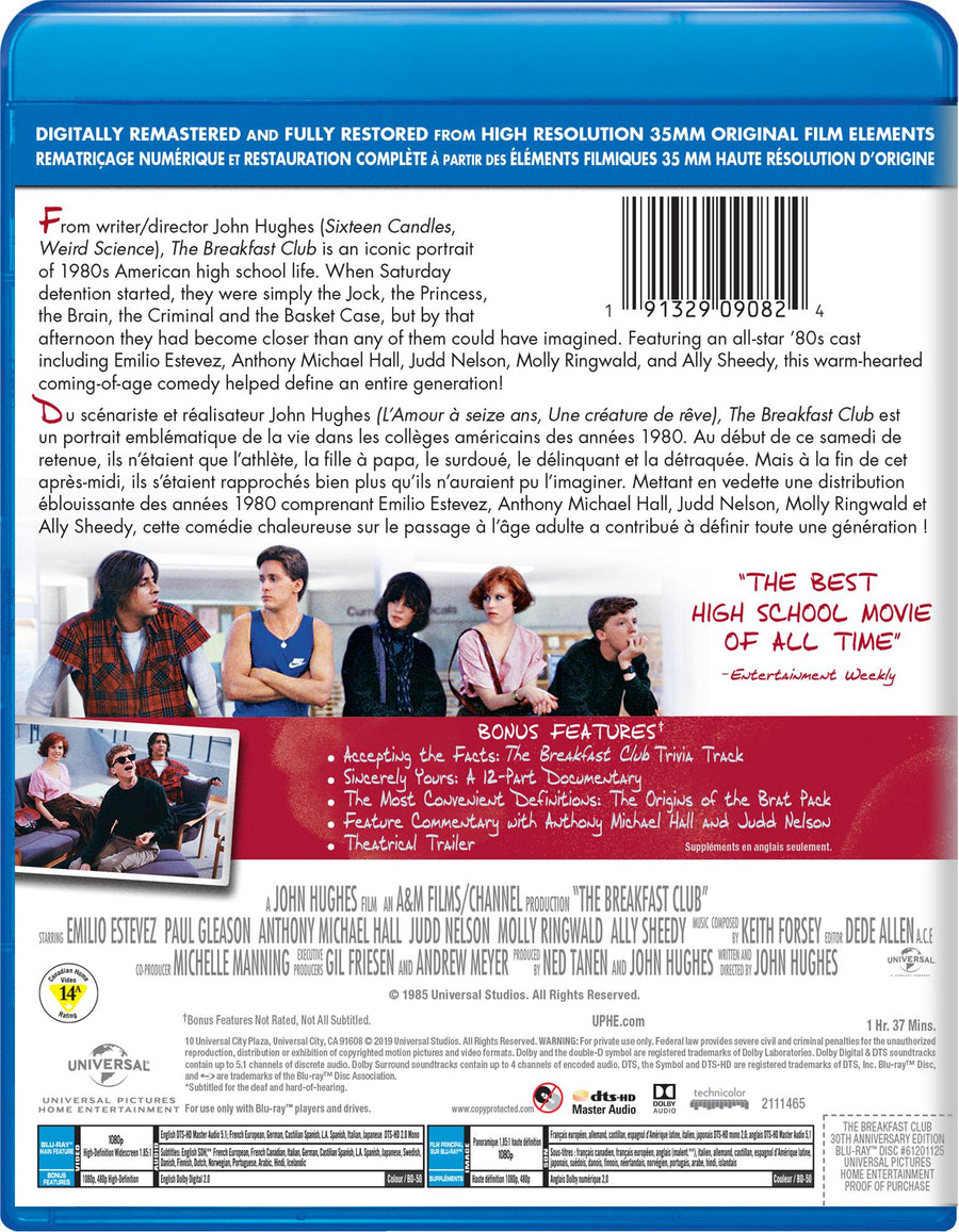 The Breakfast Club [Blu-Ray]