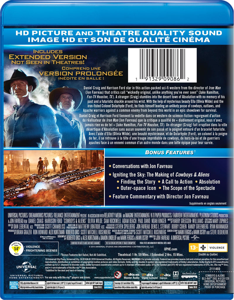Cowboys & Aliens [Blu-Ray]