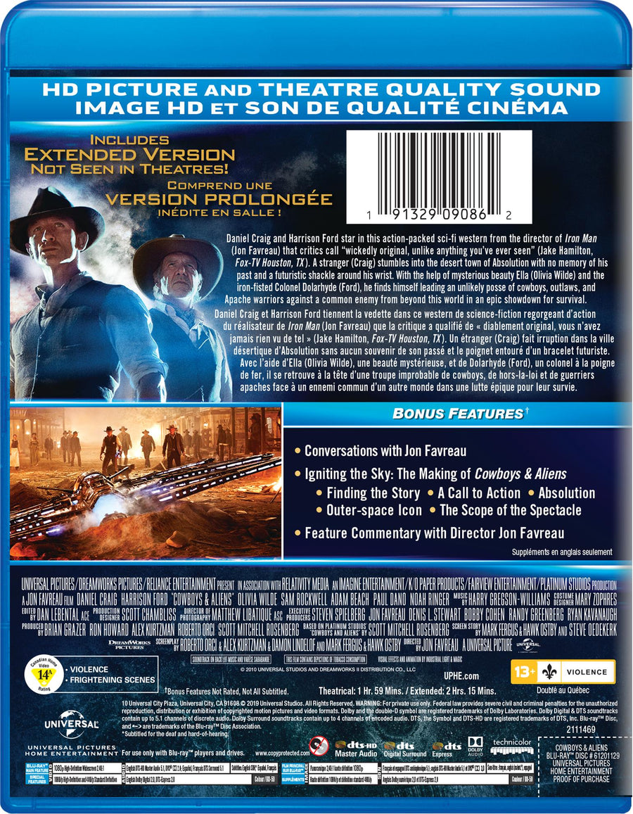 Cowboys & Aliens [Blu-Ray]
