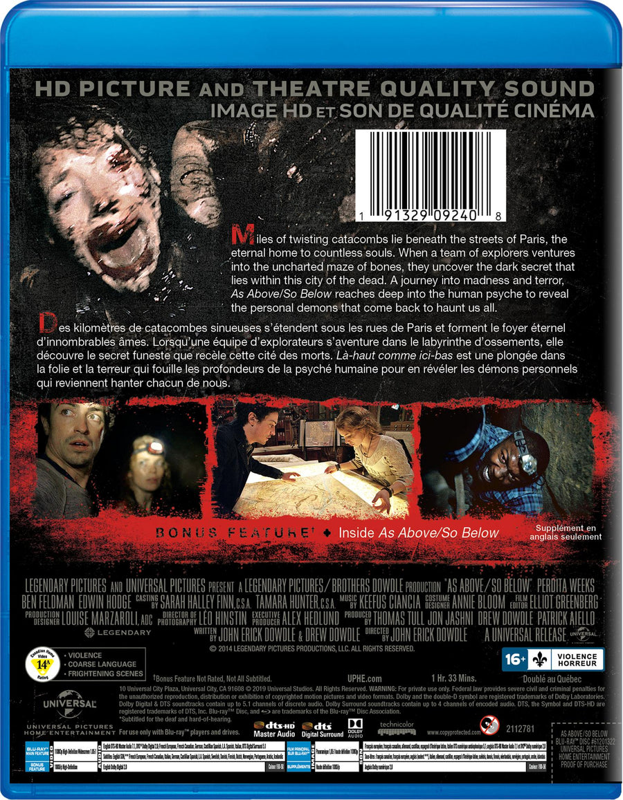As Above, So Below [Blu-Ray]