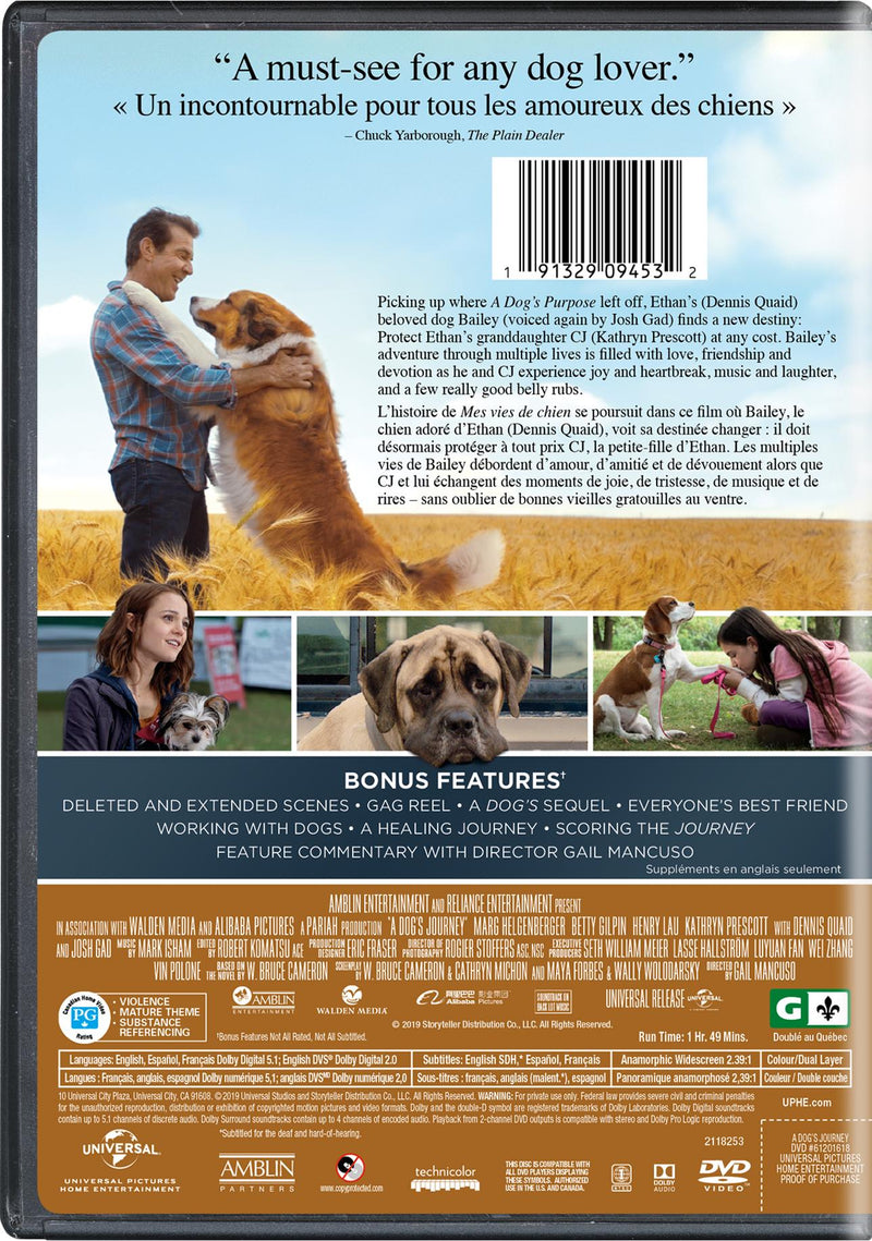 A Dog's Journey [DVD]
