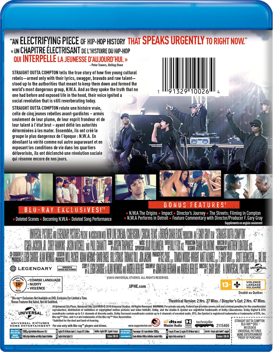 Straight Outta Compton [Blu-Ray]
