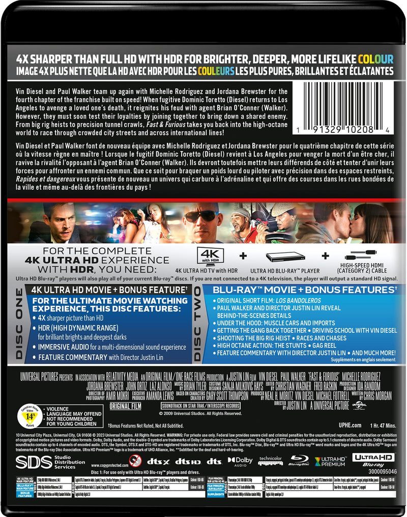 Fast & Furious (4K Ultra HD + Blu-ray) [UHD]
