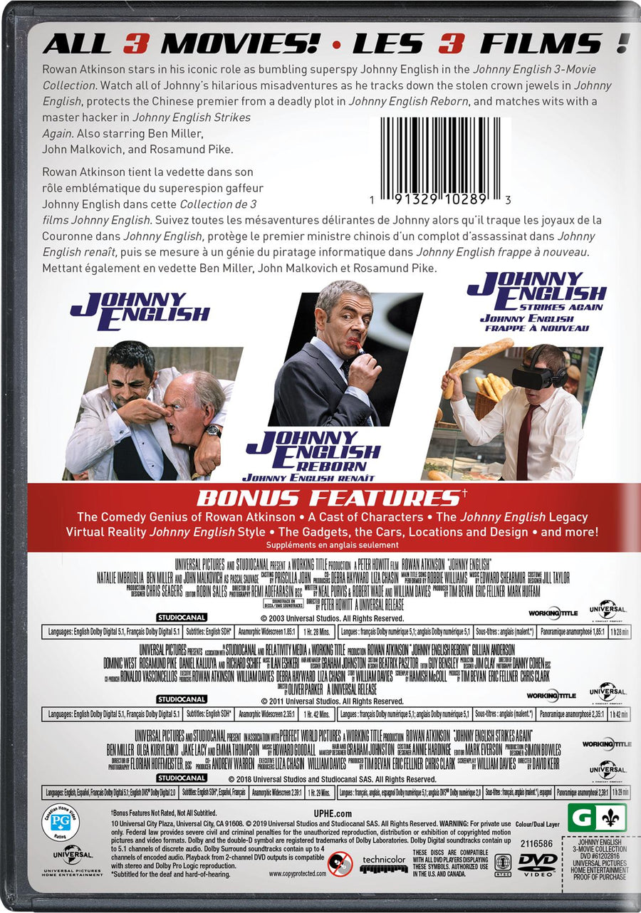 Johnny English: 3-Movie Collection [DVD]