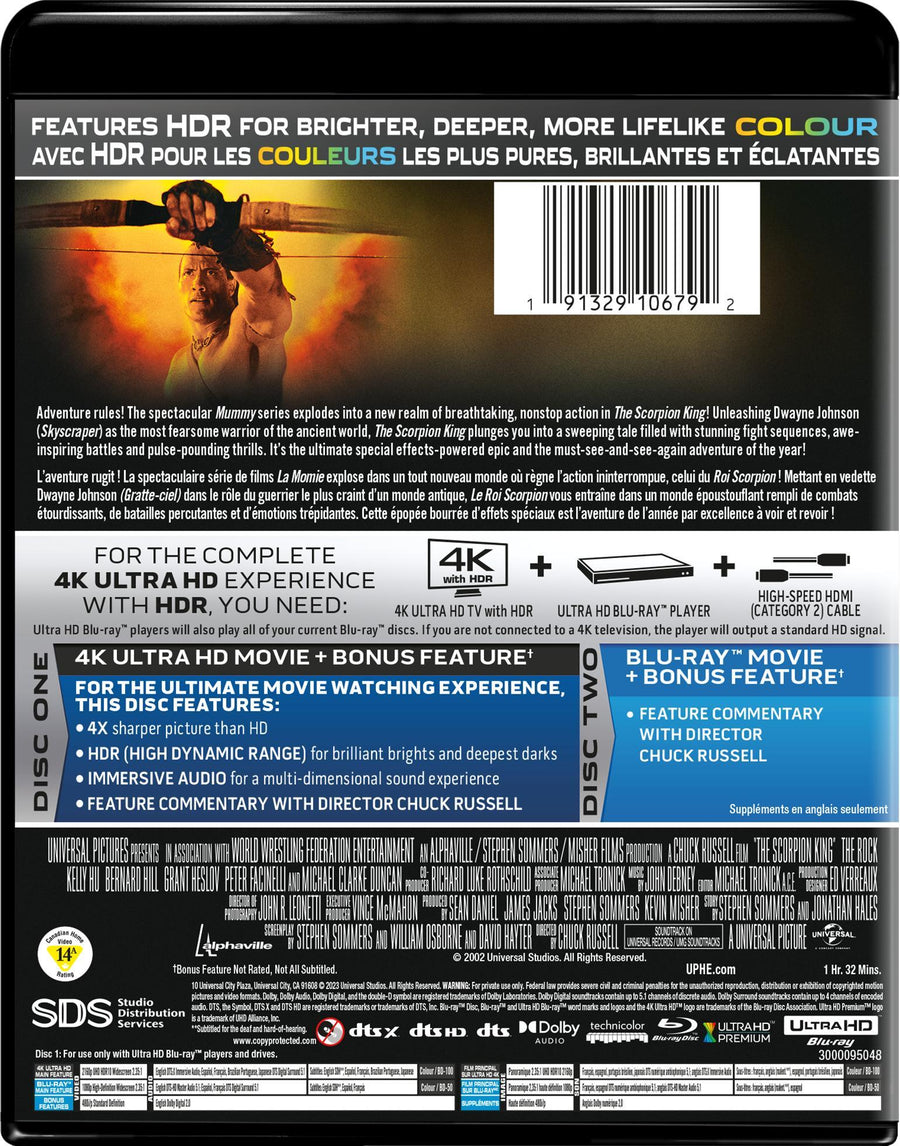 The Scorpion King (4K Ultra HD + Blu-ray) [UHD]