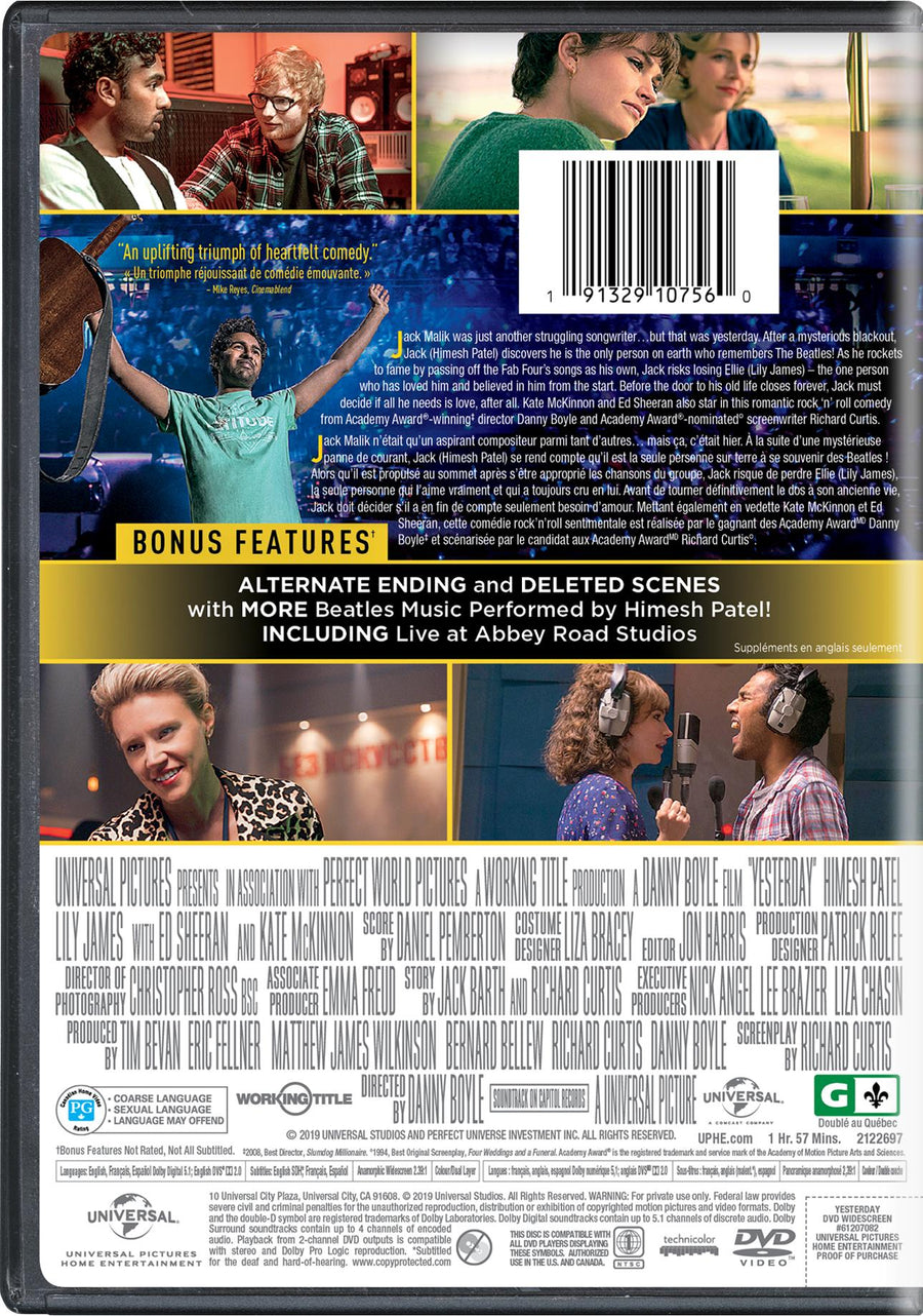 Yesterday [DVD]