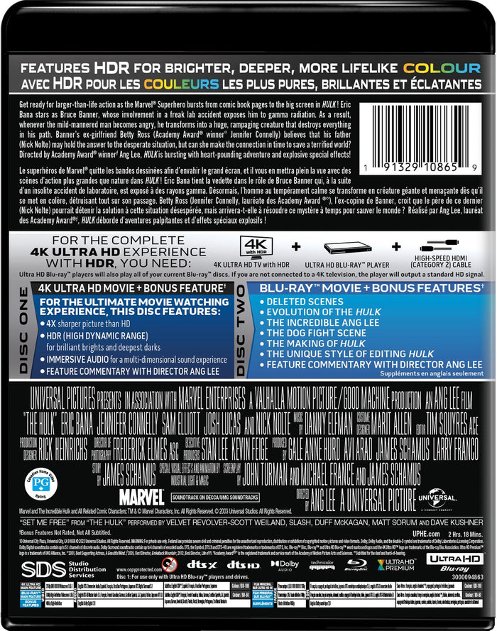 The Hulk (4K Ultra HD + Blu-ray) [UHD]