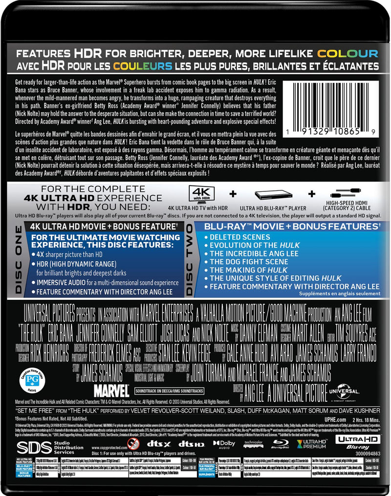 The Hulk (4K Ultra HD + Blu-ray) [UHD]