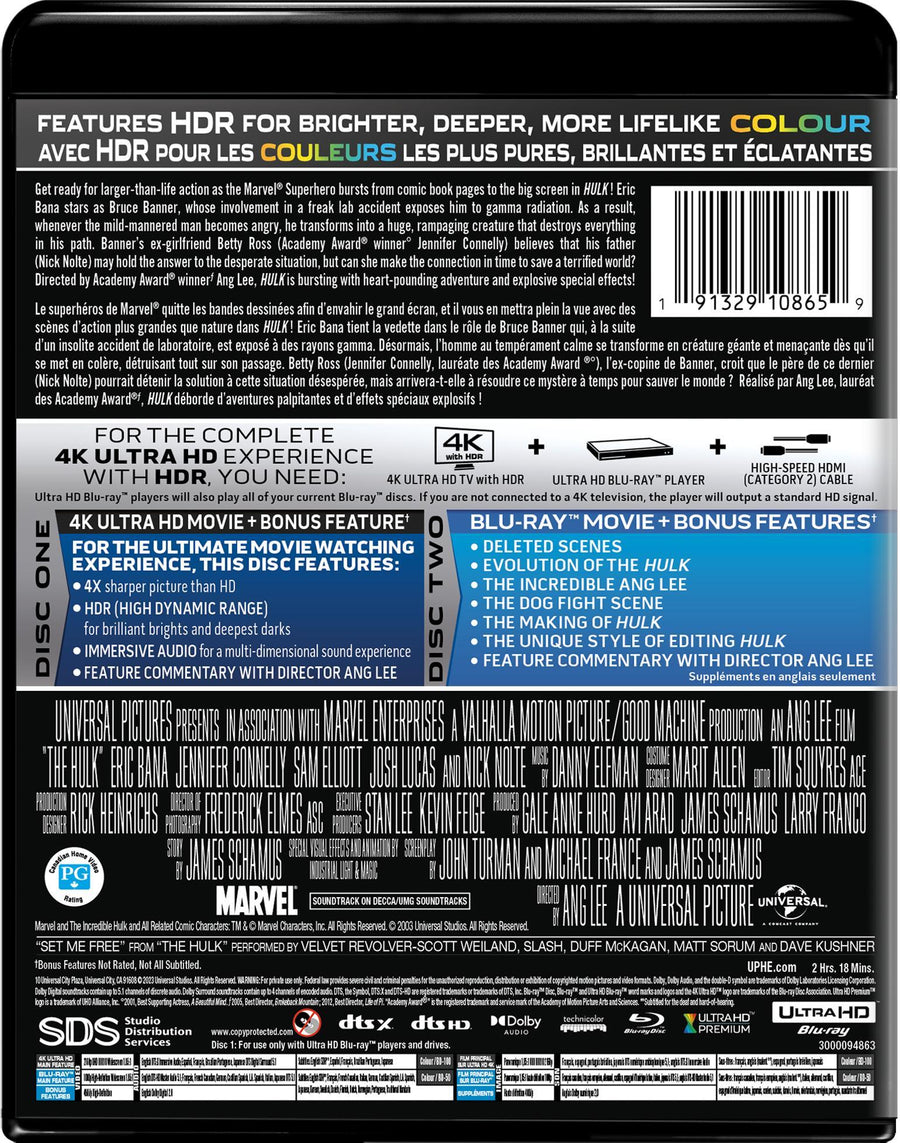 The Hulk (4K Ultra HD + Blu-ray) [UHD]