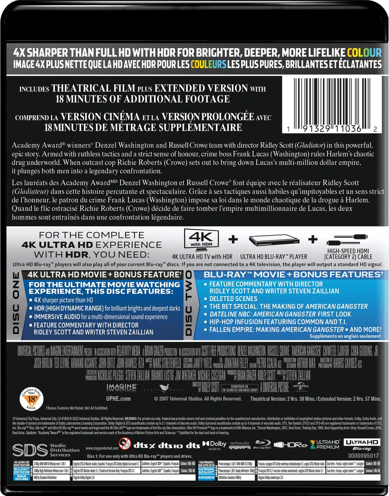 American Gangster (4K Ultra HD + Blu-ray) [UHD]