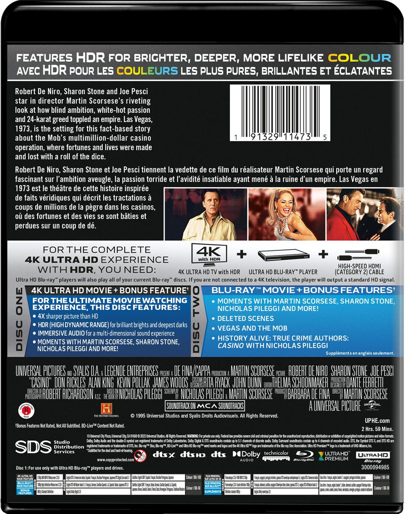 Casino (4K Ultra HD + Blu-ray) [UHD]