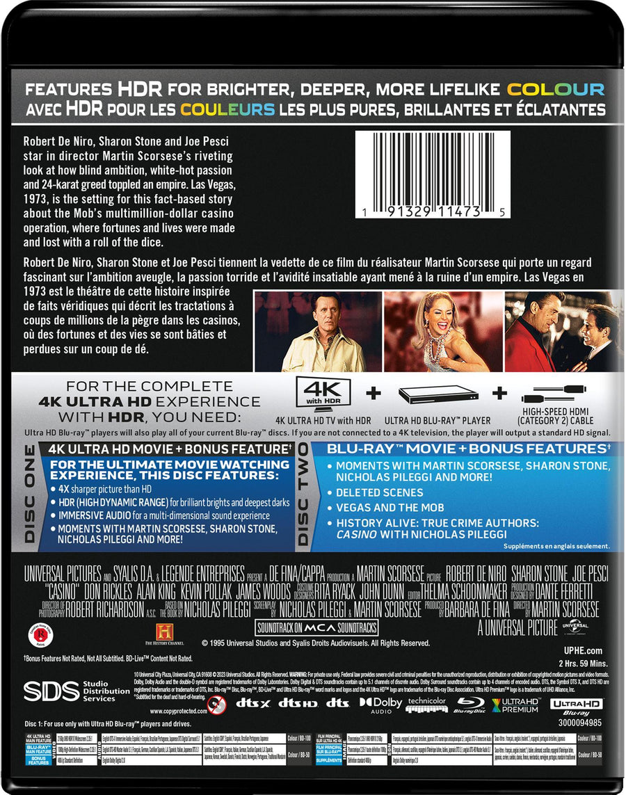 Casino (4K Ultra HD + Blu-ray) [UHD]