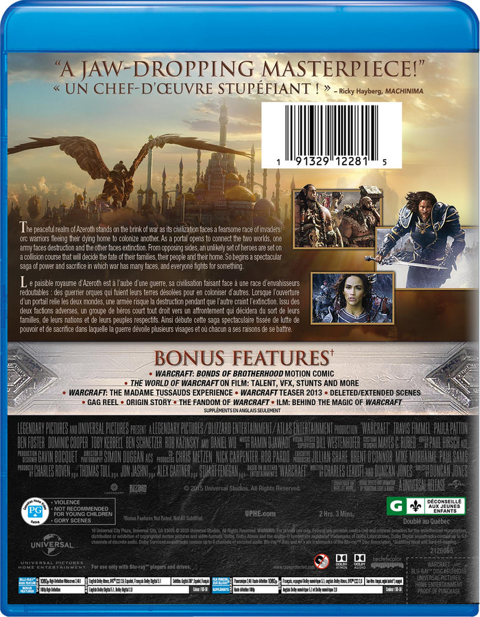 Warcraft [Blu-Ray]