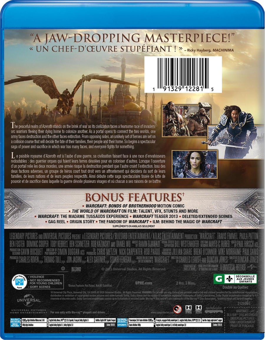 Warcraft [Blu-Ray]
