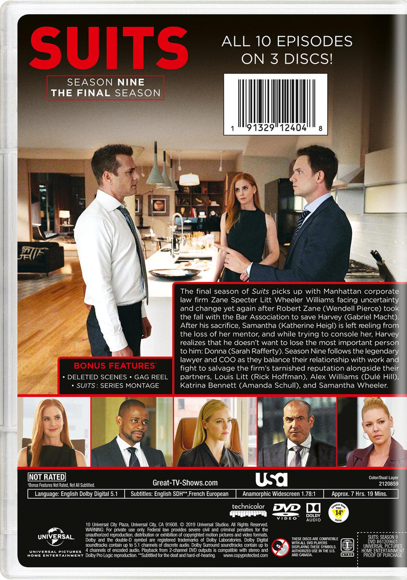 Suits: Season Nine [DVD]