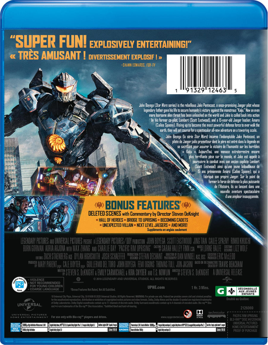 Pacific Rim Uprising [Blu-Ray]