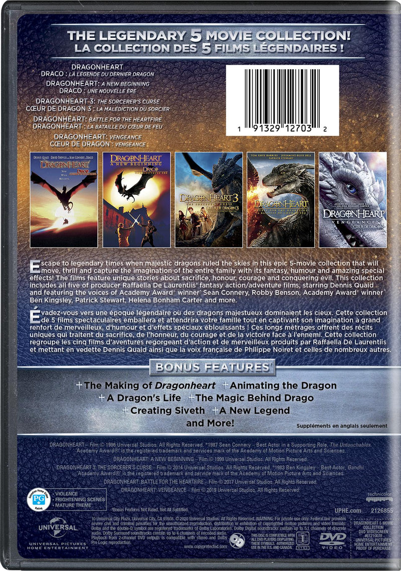 Dragonheart: 5-Movie Collection [DVD]