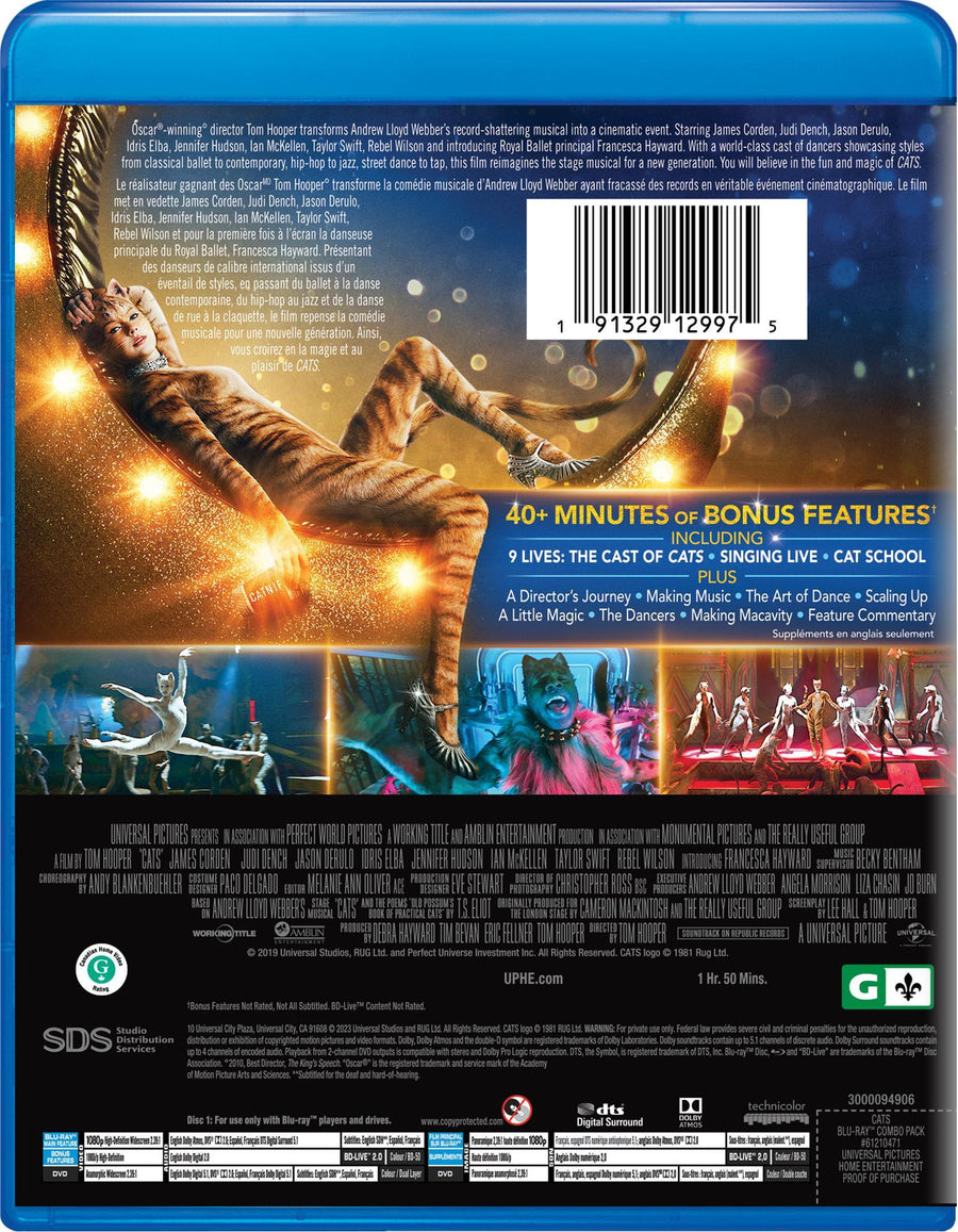 Cats (Blu-ray + DVD) [Blu-Ray]