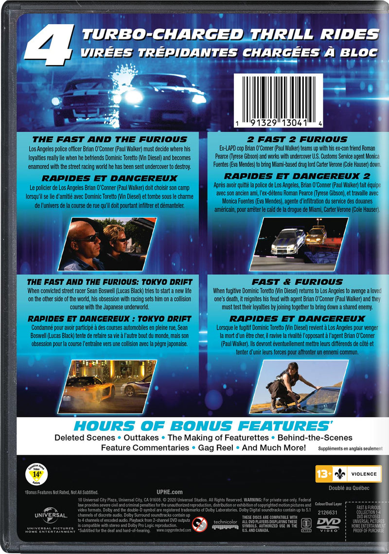 Fast & Furious Collection: 1-4 [DVD]