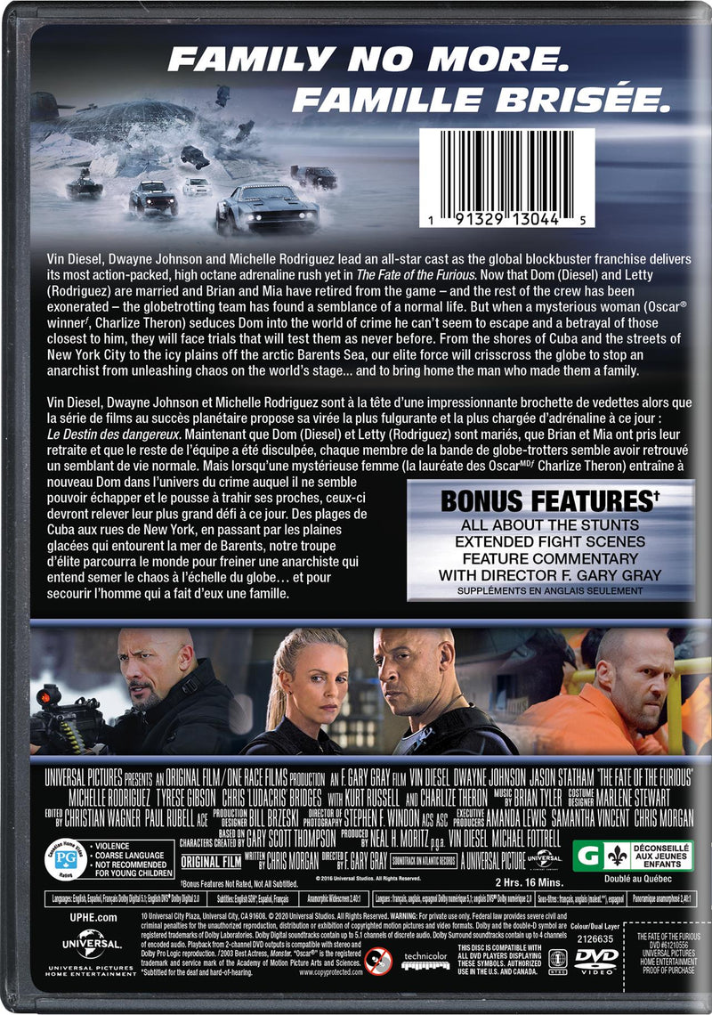 The Fate of the Furious [DVD]