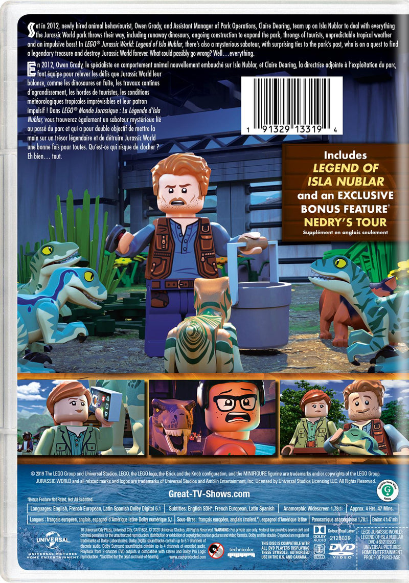 LEGO Jurassic World: Legend of Isla Nublar [DVD]