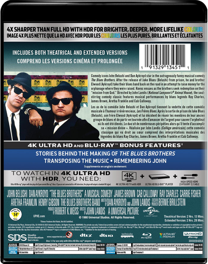 The Blues Brothers (4K Ultra HD + Blu-ray) [UHD]