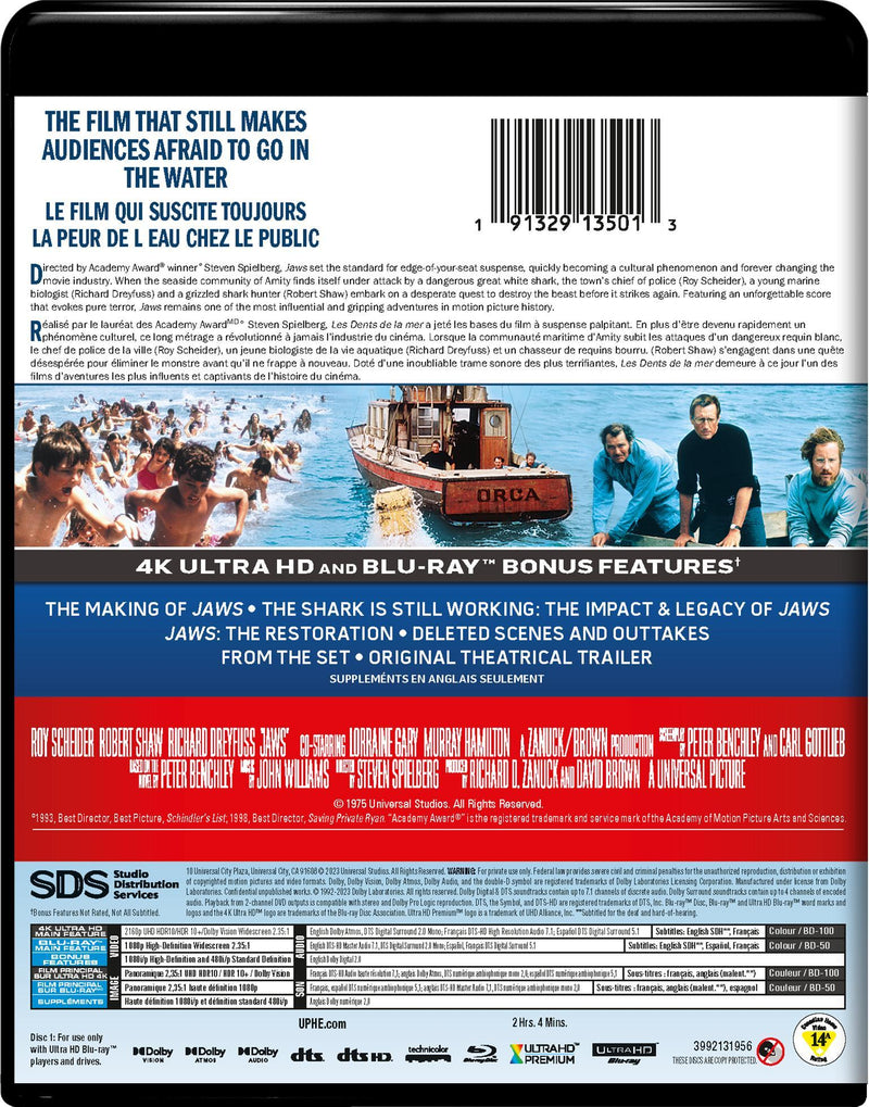 Jaws (4K Ultra HD + Blu-ray) [UHD]