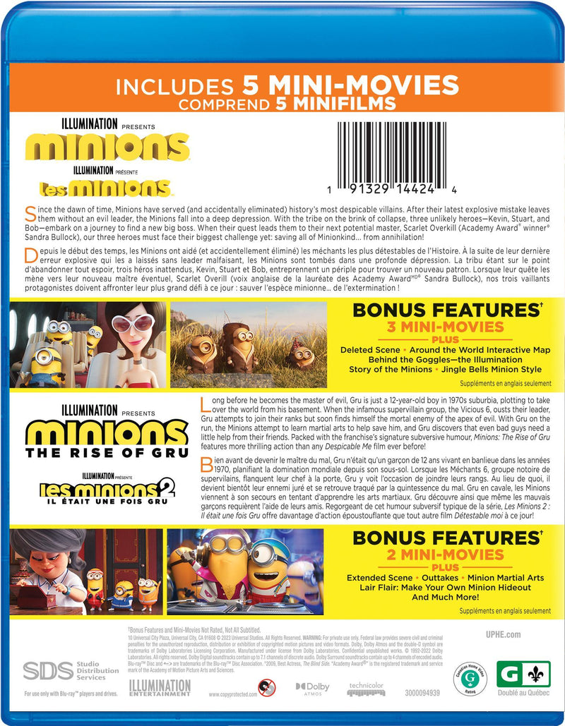 Minions 2-Movie Collection [Blu-Ray]