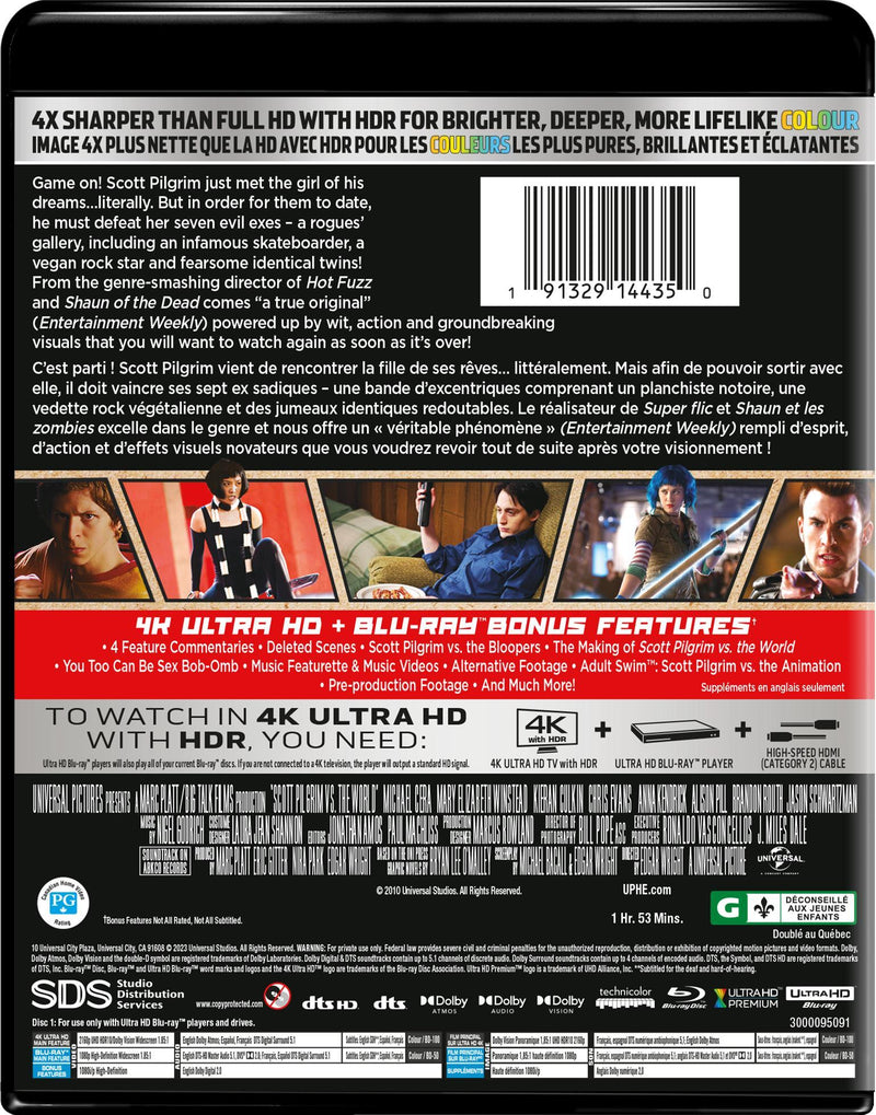 Scott Pilgrim vs. The World (4K Ultra HD + Blu-ray) [UHD]