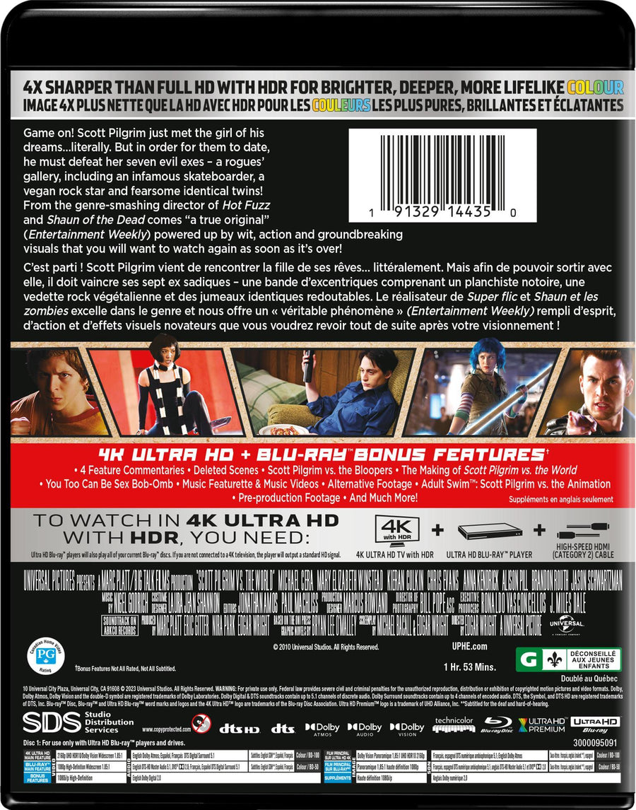 Scott Pilgrim vs. The World (4K Ultra HD + Blu-ray) [UHD]