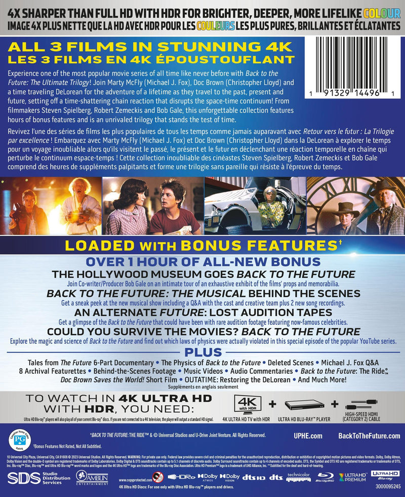 Back to the Future: The Ultimate Trilogy (4K Ultra HD + Blu-ray) [UHD]