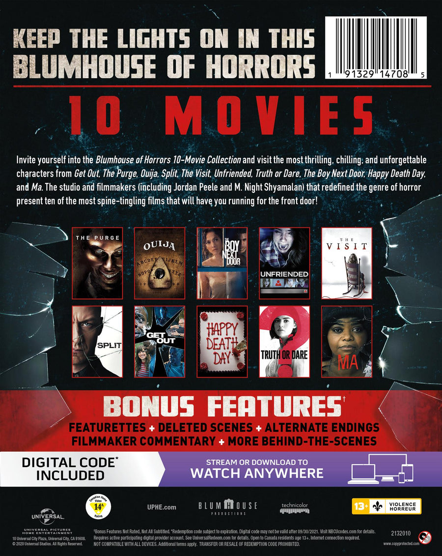 Blumhouse of Horrors 10-Movie Collection (Blu-ray) [Blu-Ray]