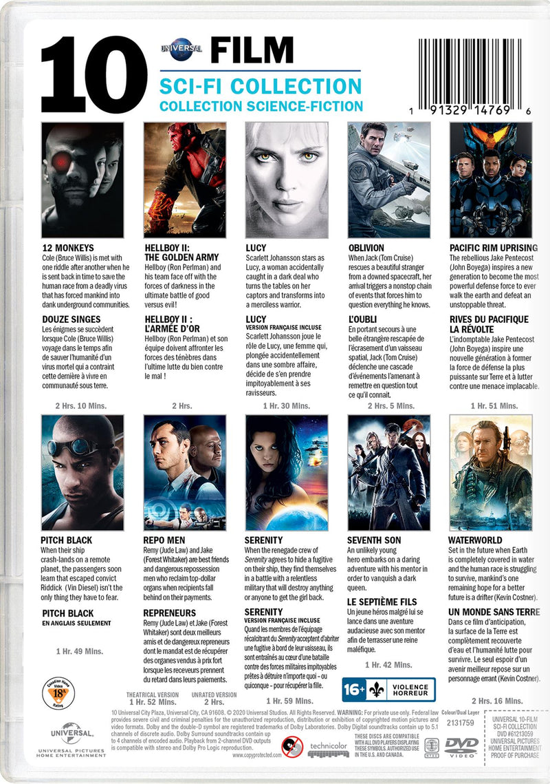 Universal 10-Film Sci-Fi Collection [DVD]
