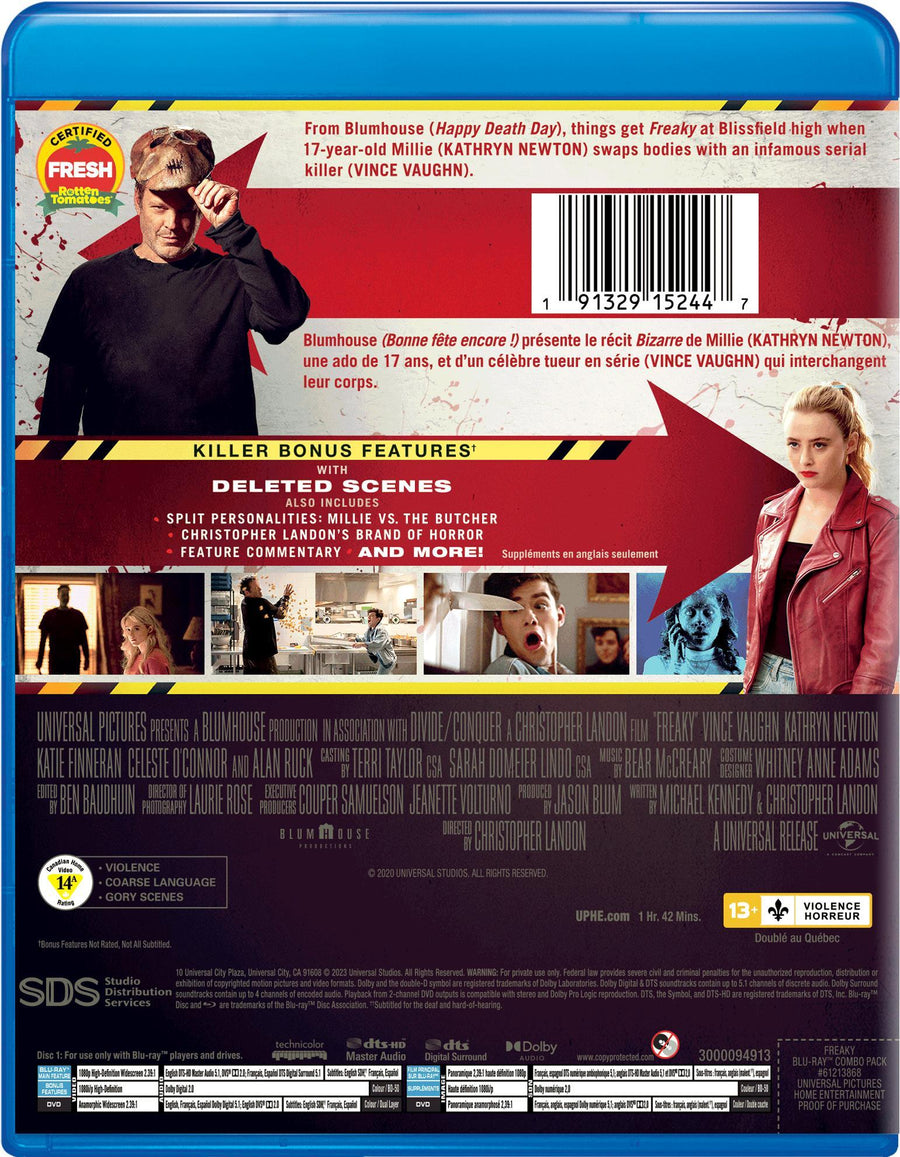 Freaky (Blu-ray + DVD) [Blu-Ray]