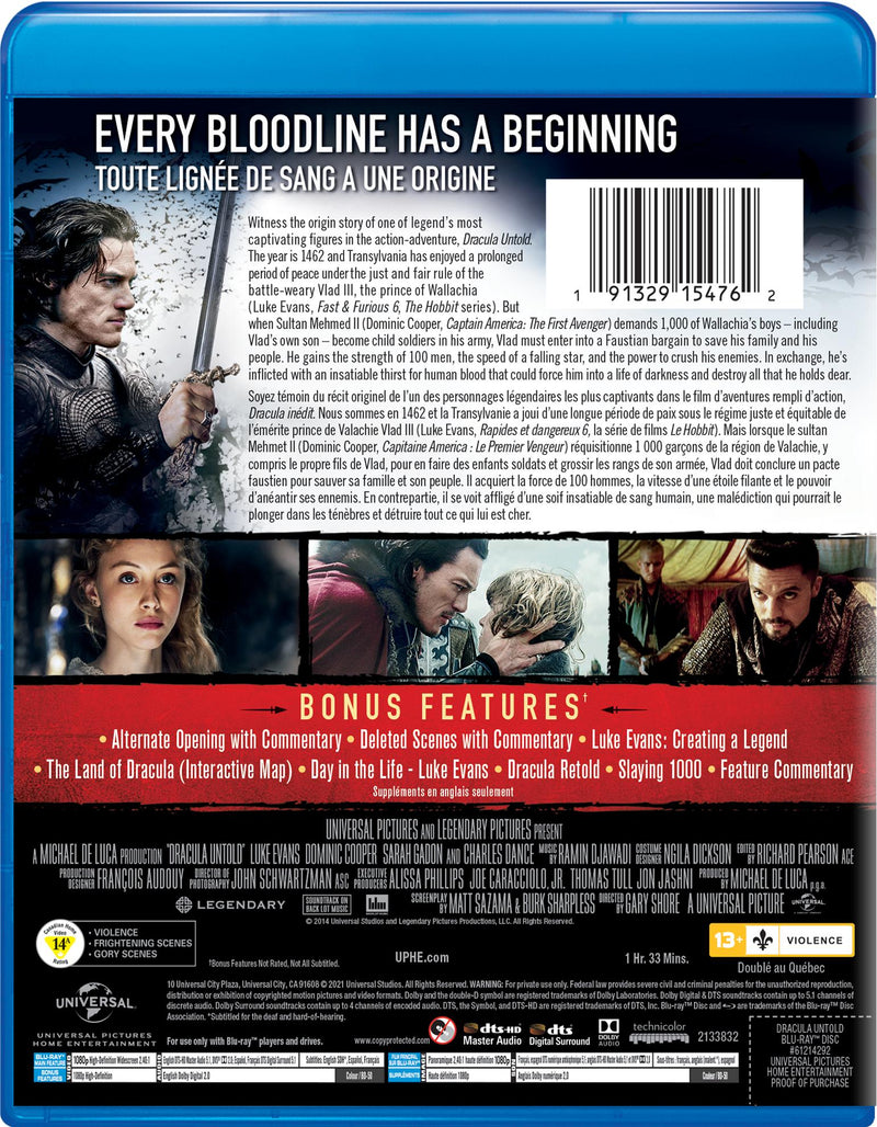 Dracula Untold [Blu-Ray]