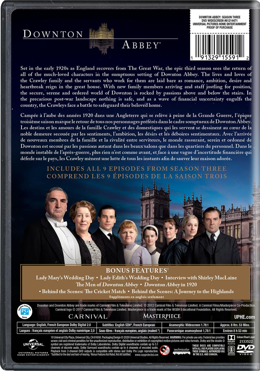 Downton Abbey: Season Three [DVD]