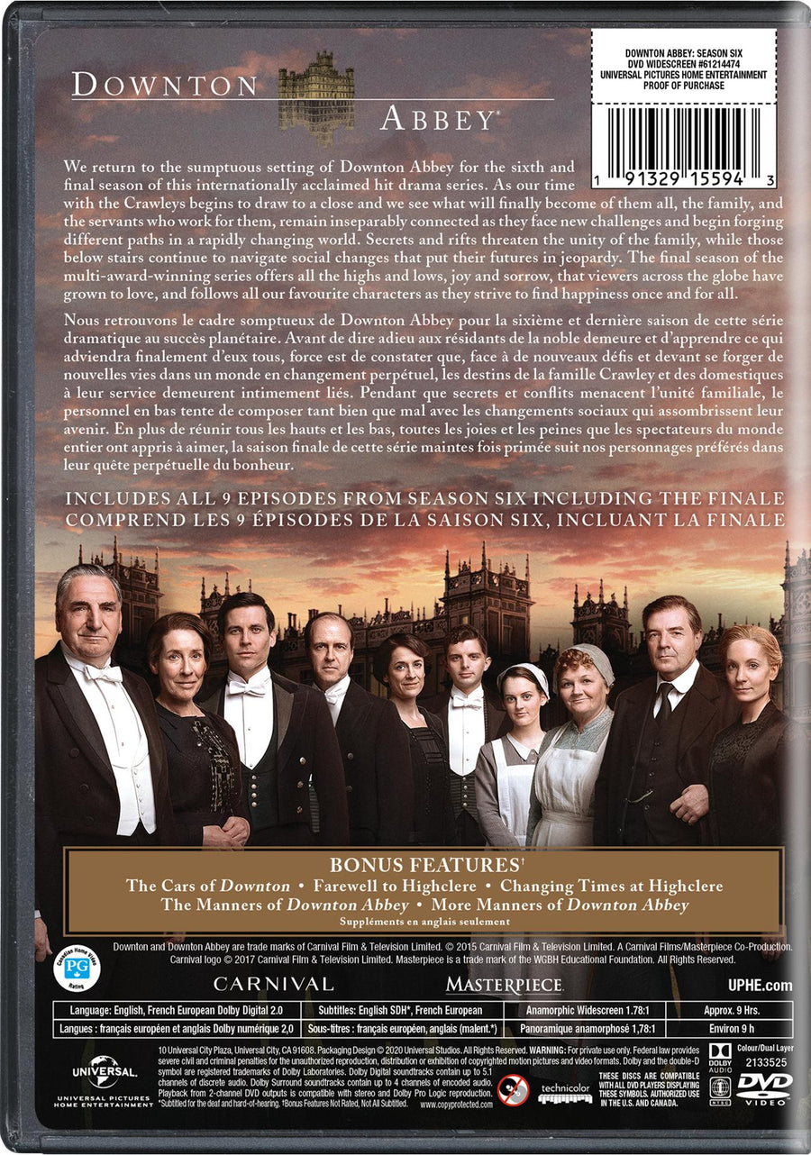 Downton Abbey: Season Six [DVD]