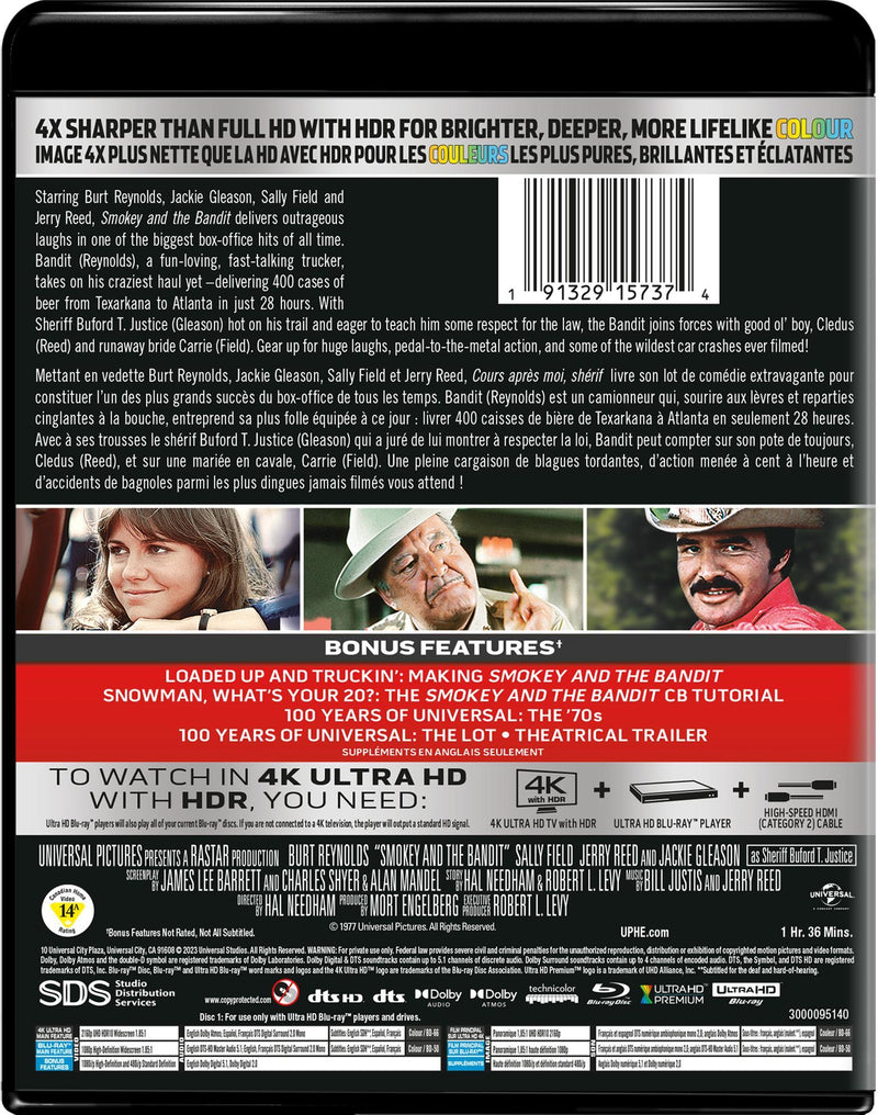 Smokey and the Bandit (4K Ultra HD + Blu-ray) [UHD]