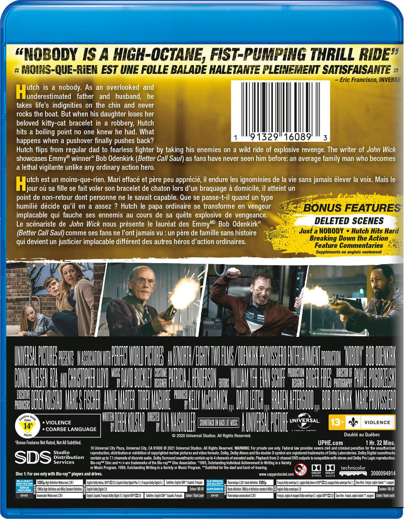 Nobody (Blu-ray + DVD) [Blu-Ray]