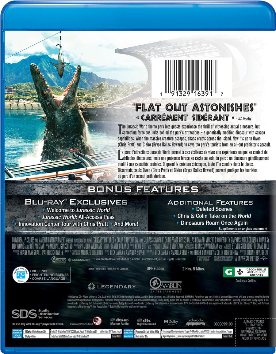 Jurassic World [Blu-Ray]