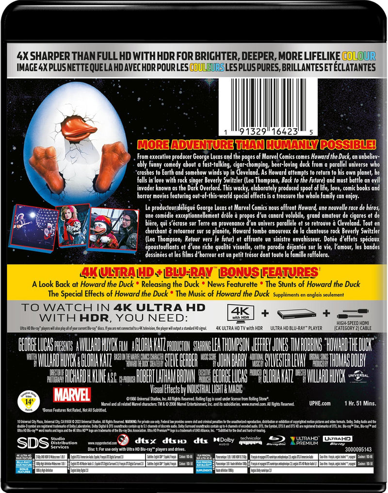 Howard the Duck (4K Ultra HD + Blu-ray) [UHD]