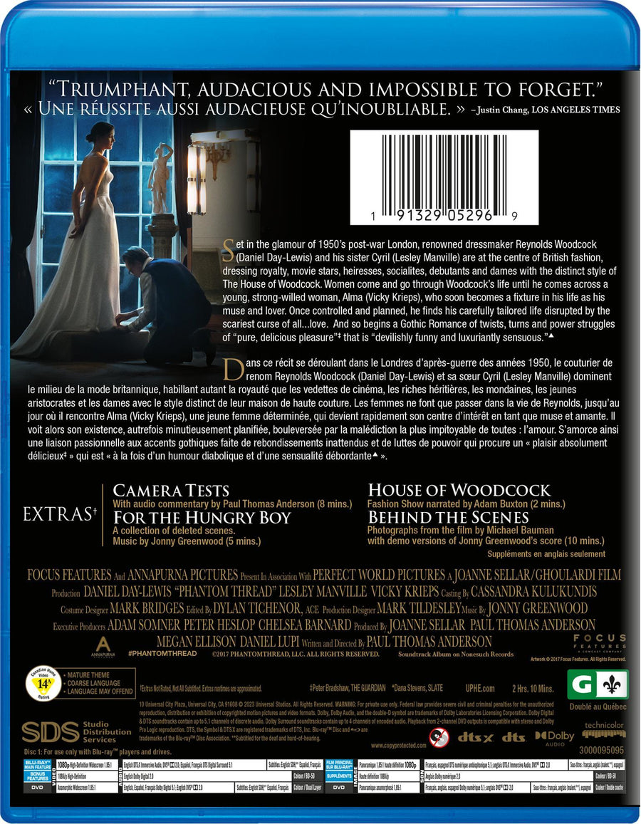 Phantom Thread (Blu-ray + DVD) [Blu-Ray]