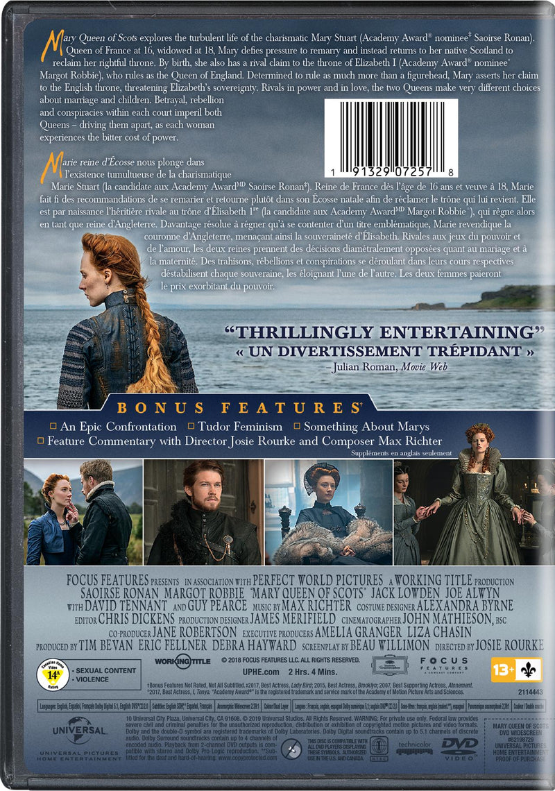 Mary Queen of Scots [DVD]