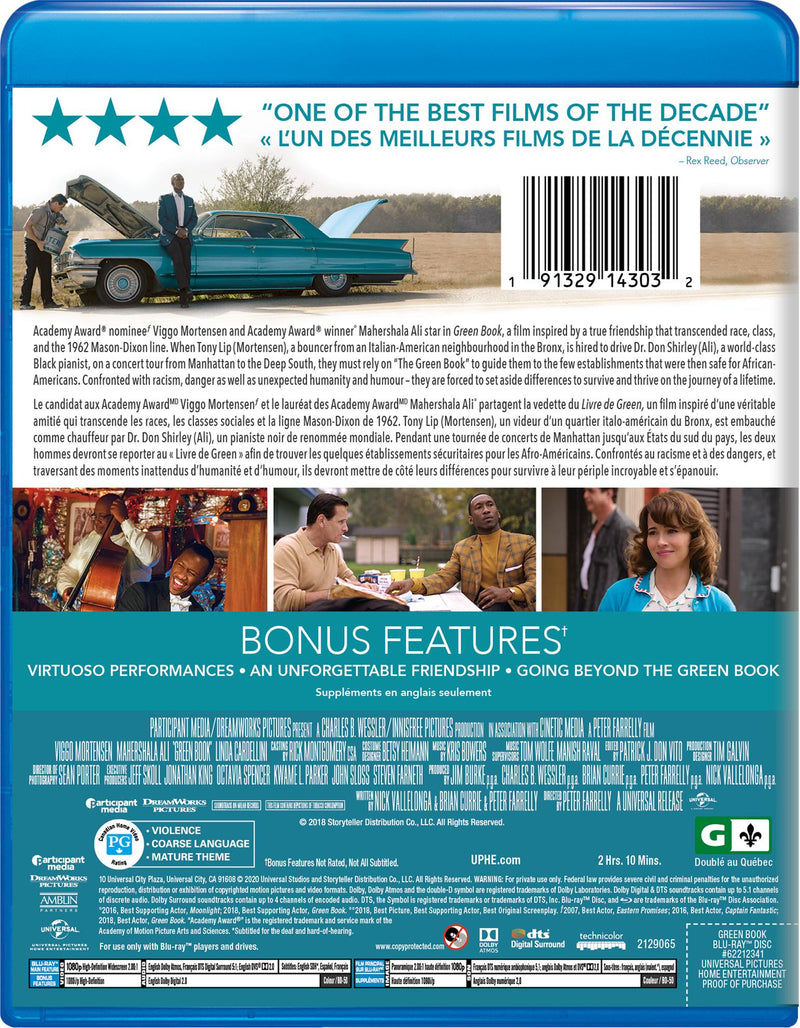 Green Book [Blu-Ray]