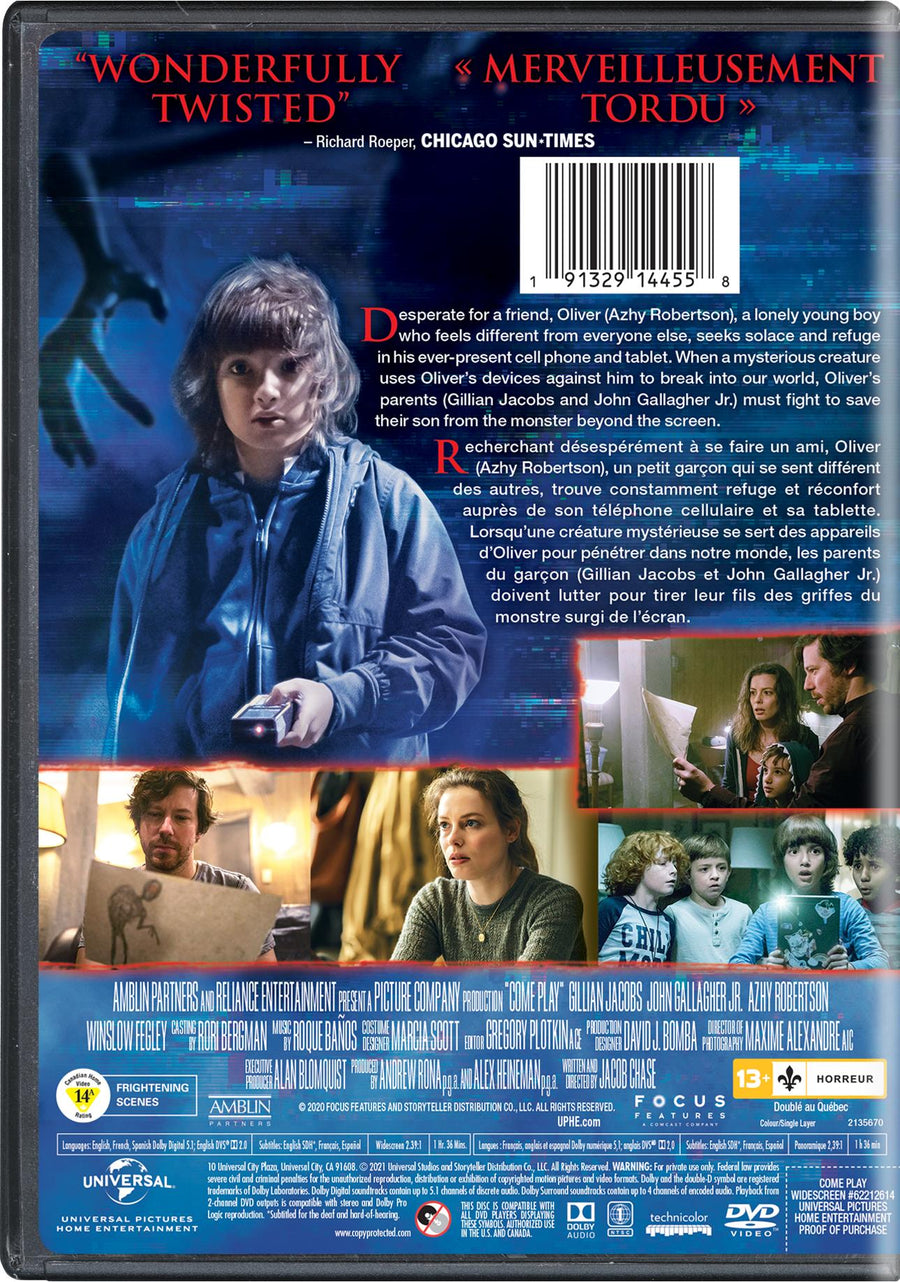 Come Play [DVD]