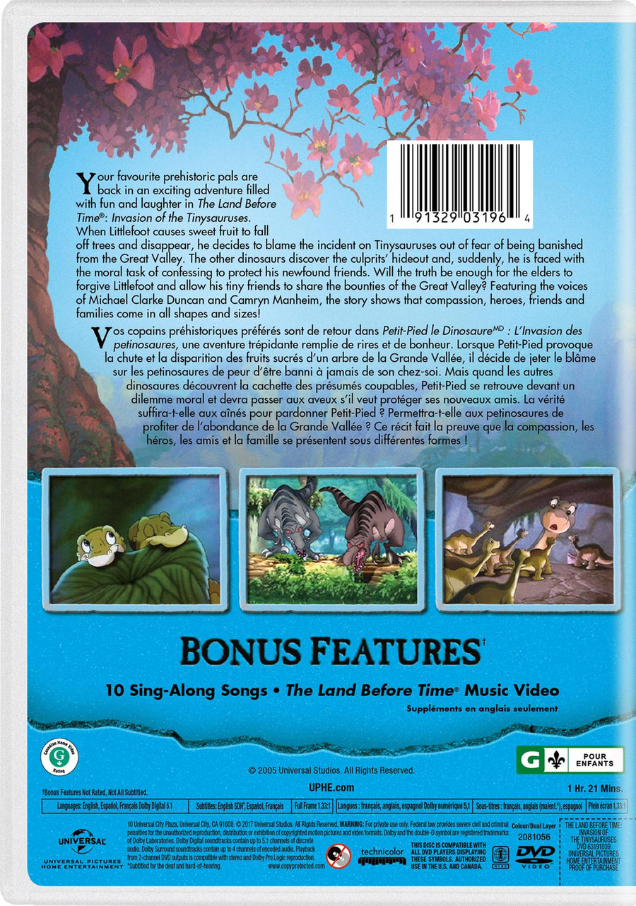 The Land Before Time: Invasion of the Tinysauruses [DVD]