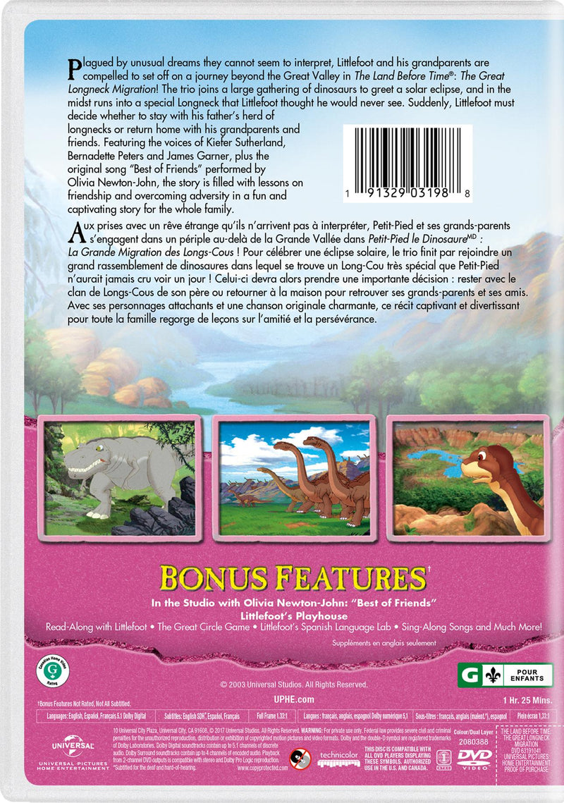The Land Before Time: The Great Longneck Migration [DVD]