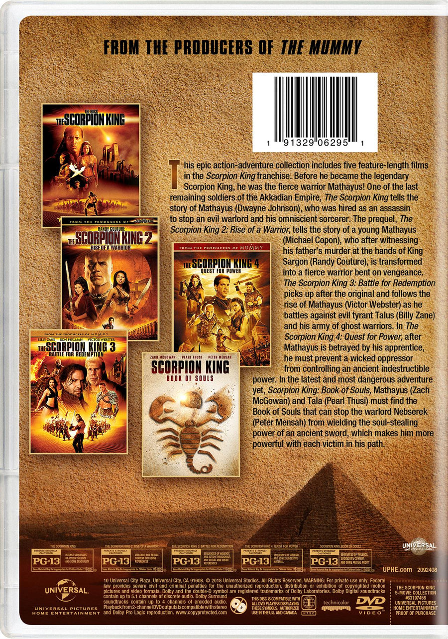 The Scorpion King: 5-Movie Collection [DVD]
