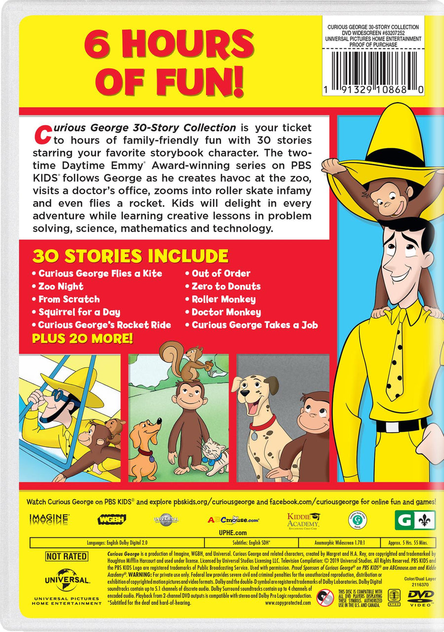 Curious George 30-Story Collection [DVD]